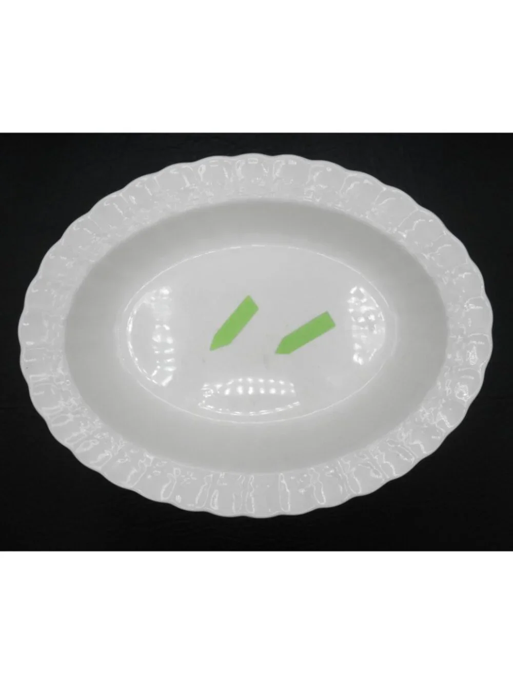 Spode Chelsea Wicker 10 IN Oblong Vegetable Bowl Pattern Code: SP CHWI - FLAW